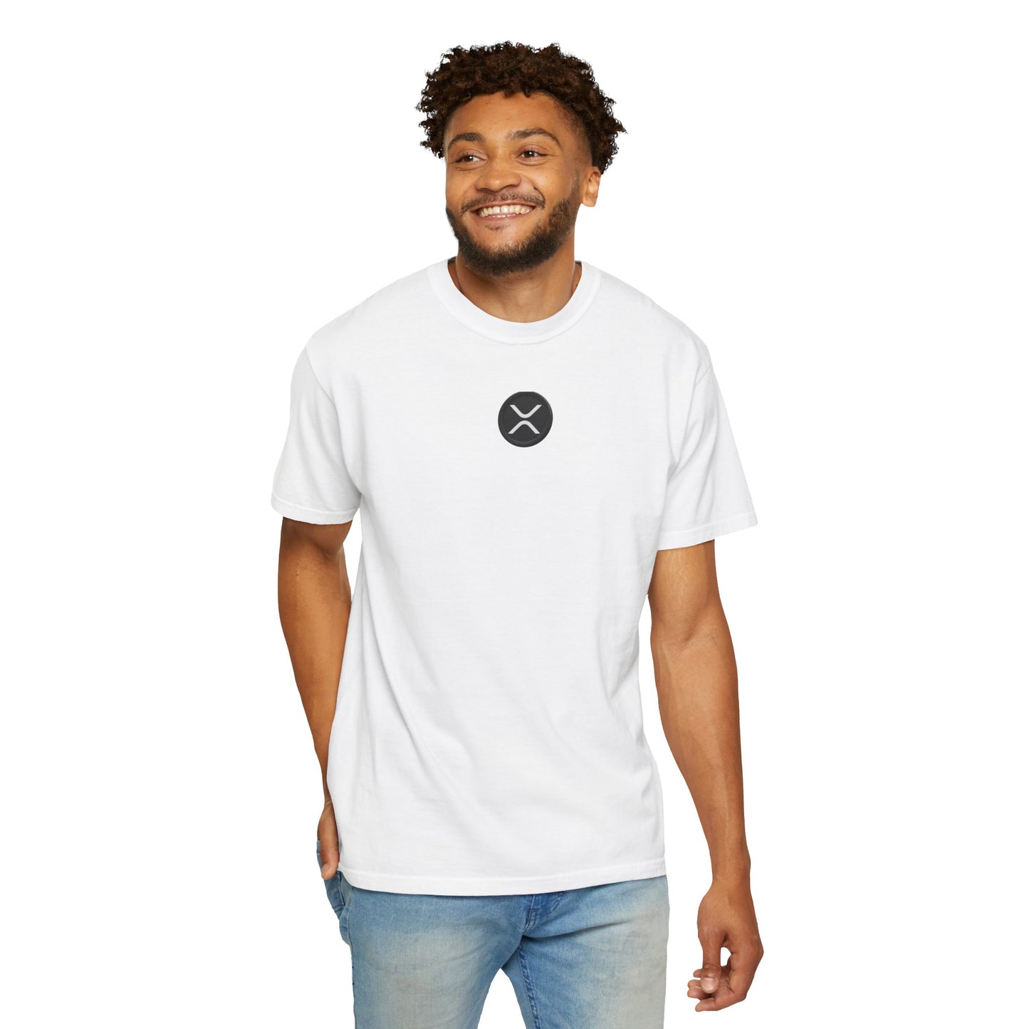 XRP Cryptocurrency Unisex Garment-Dyed T-shirt, Ripple Logo Tee, Crypto Investor Gift, Digital Currency Shirt, Ripple XRP Merch, Finance