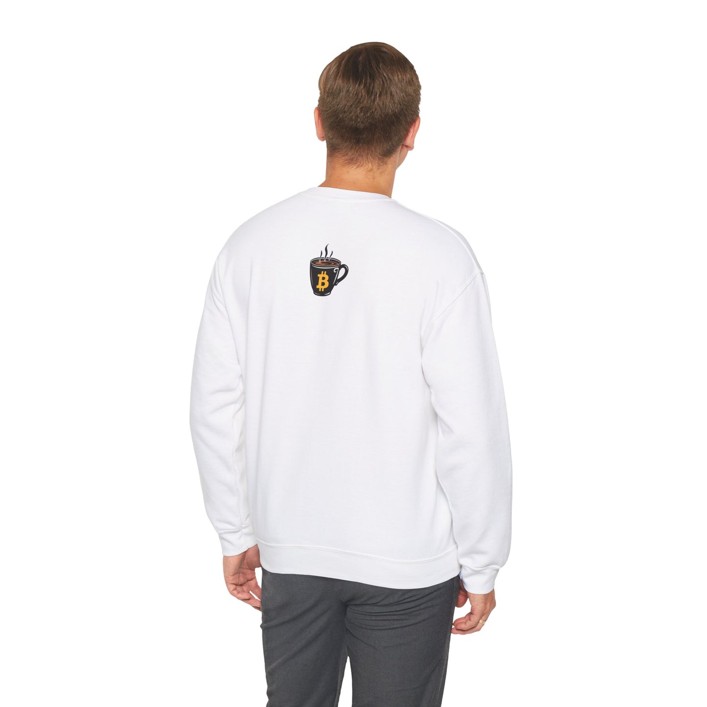 Crypto Coffee Repeat Sweatshirt - Unisex Heavy Blend™ Crewneck