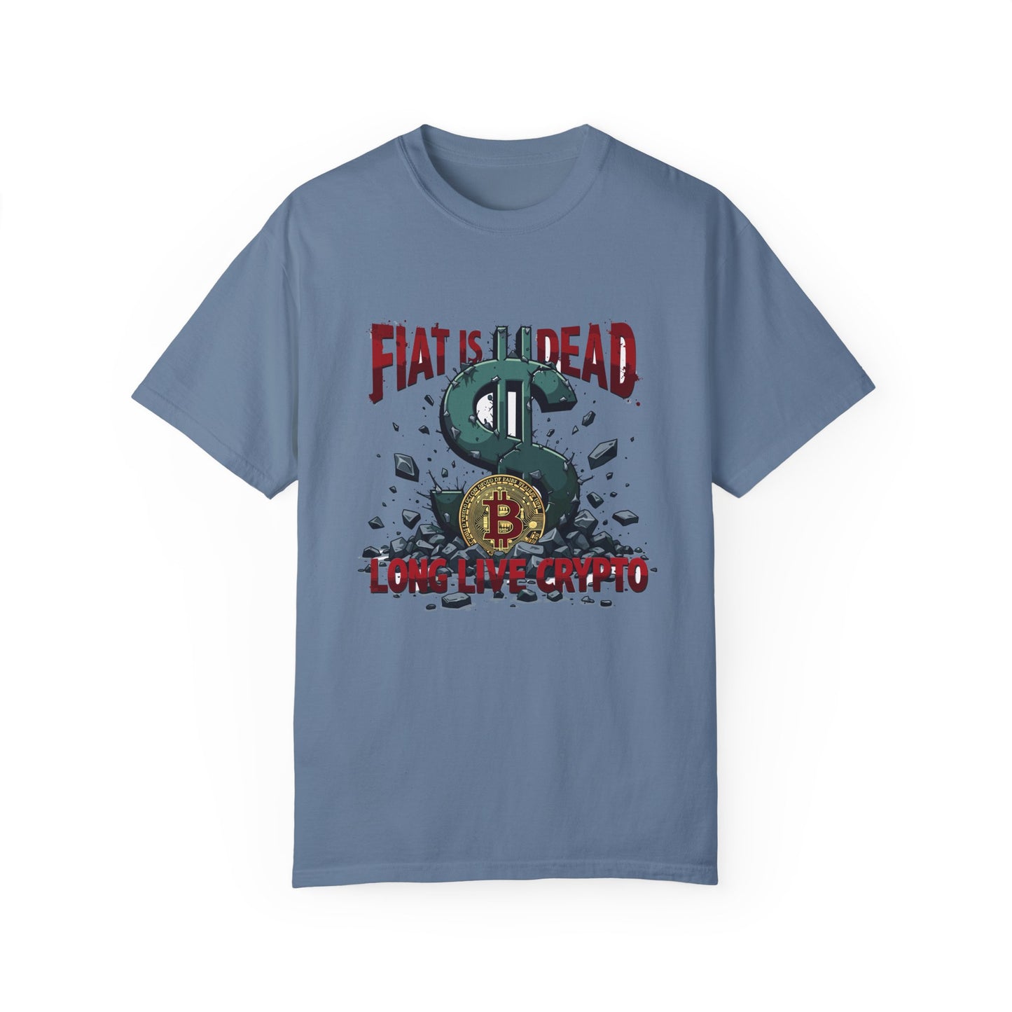 Crypto Enthusiast T-shirt - Fiat is Dead Long Live Crypto